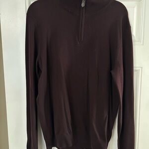 Bloomingdale’s Men's Maroon Sweater